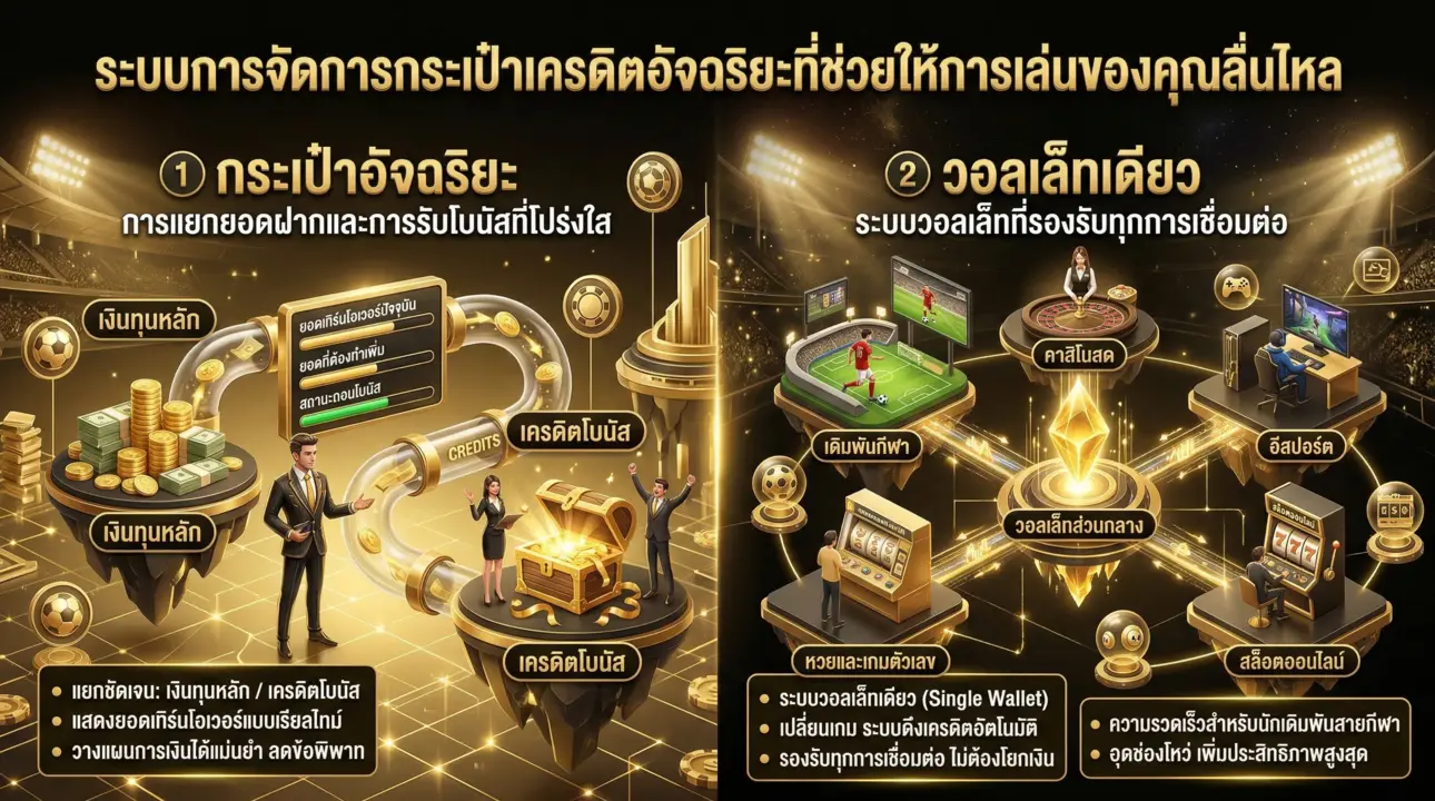 กระเป๋าเงินอัจฉริยะ วอลเล็ทเดียวเล่นครบ ไม่ต้องโยกเงิน