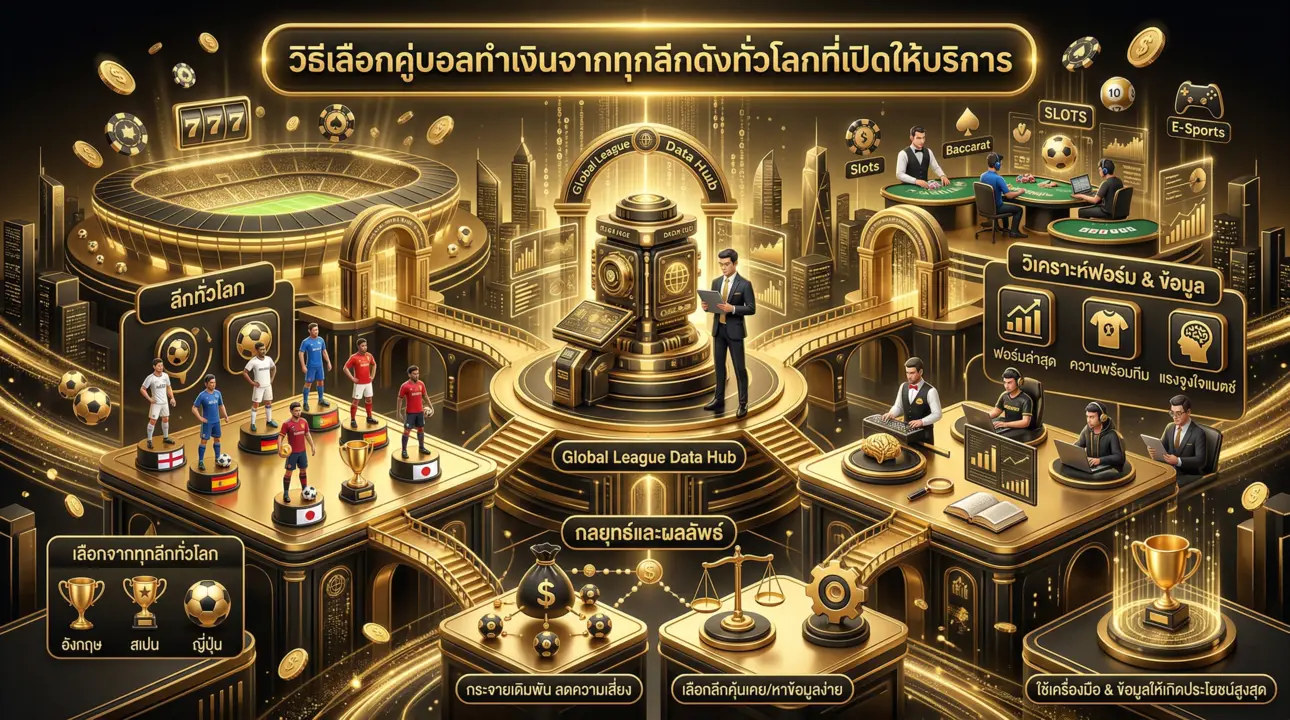 กลยุทธ์เลือกคู่บอลทำเงินจากทุกลีกดังทั่วโลก