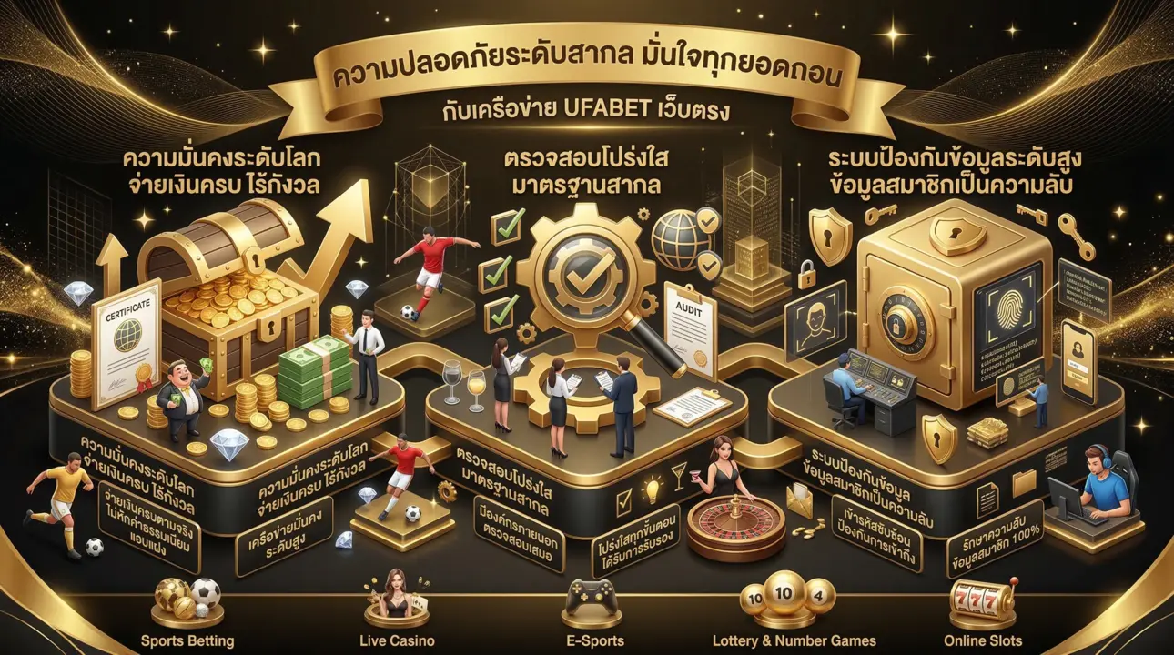 ความปลอดภัยมาตรฐานสากล มั่นใจทุกยอดถอน